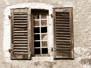 Image showing Old window