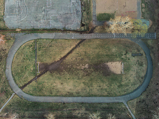 Image showing Old Football field
