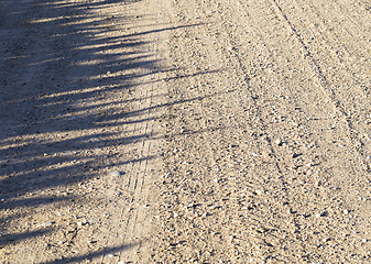 Image showing , shade of maize on ,road ,