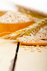 Image showing organic wheat grains