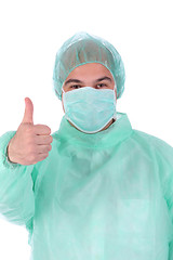 Image showing surgeon happy 