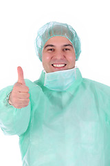 Image showing surgeon happy 