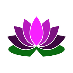 Image showing Lotus Flower Icon