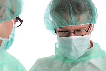 Image showing two surgeon at work