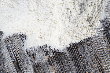 Image showing poured white wheat flour