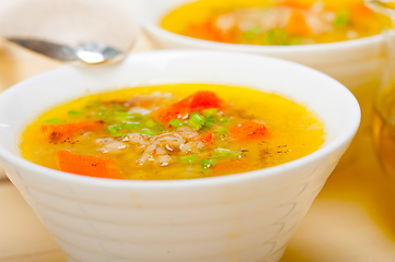 Image showing Syrian barley broth soup Aleppo style