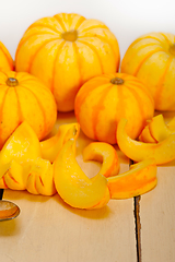 Image showing fresh yellow pumpkin