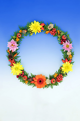 Image showing Harvest Festival Samhain Nature Wreath