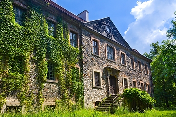 Image showing Entrance to Castle Tauchritz near Goerlitz in Saxony, Germany