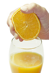 Image showing Fresh orange juice