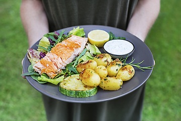 Image showing Salmon dish