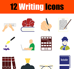 Image showing Writing Icon Set