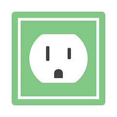Image showing Electric Outlet Icon