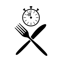 Image showing Fast Lunch Icon