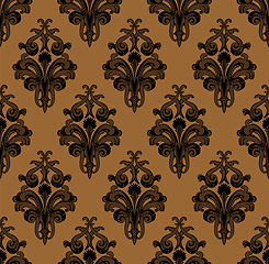 Image showing Damask Seamless Outline Pattern