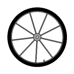 Image showing Bike Wheel Icon