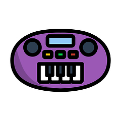 Image showing Synthesizer Toy Icon