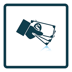 Image showing Hand Holding Money Icon