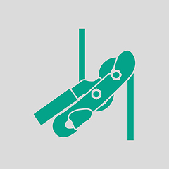 Image showing Alpinist Rope Ascender Icon