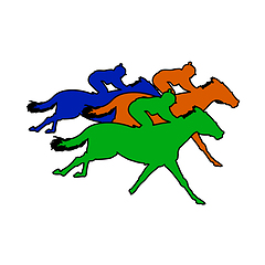 Image showing Horse Ride Icon