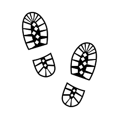 Image showing Boot Print Icon