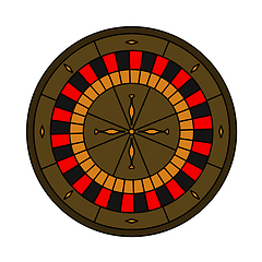 Image showing Roulette Wheel Icon