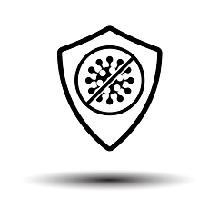 Image showing Shield From Coronavirus Icon