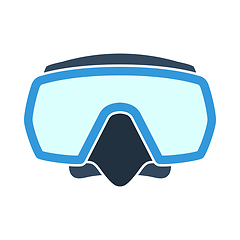 Image showing Icon Of Scuba Mask