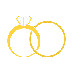 Image showing Wedding Rings Icon