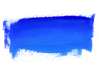 Image showing Blue and dark blue hand drawn texture on white background