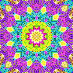 Image showing Bright abstract colorful pattern