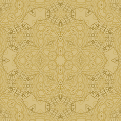 Image showing Abstract beige concentric pattern