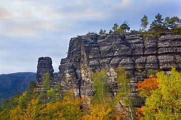 Image showing Rock formation in Hrensko, Czech Republic