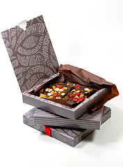 Image showing gift boxes with chocolate