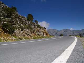 Image showing left turn road