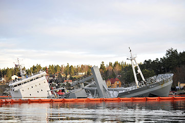 Image showing Wreck of Crete Cement