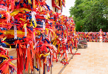 Image showing Shrine at Wat Khao Tabaek in Chonburi, Thailand