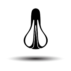 Image showing Bike Seat Icon Top View