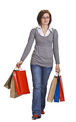 Image showing Woman shopping