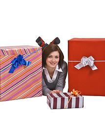 Image showing The joy of gifts