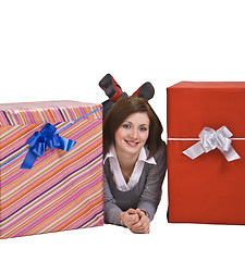 Image showing The joy of gifts