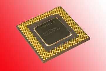 Image showing Processor red