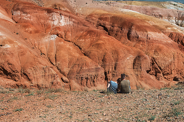 Image showing Valley of Mars landscapes