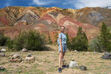 Image showing Valley of Mars landscapes