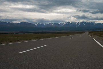 Image showing Altai mountains road