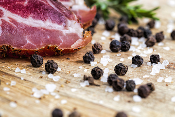 Image showing sliced ready-made meat