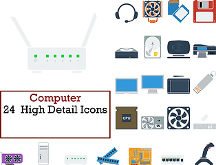 Image showing Computer Icon Set