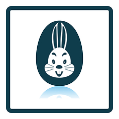 Image showing Easter Egg With Rabbit Icon