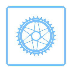 Image showing Bike Gear Star Icon