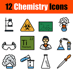 Image showing Chemistry Icon Set